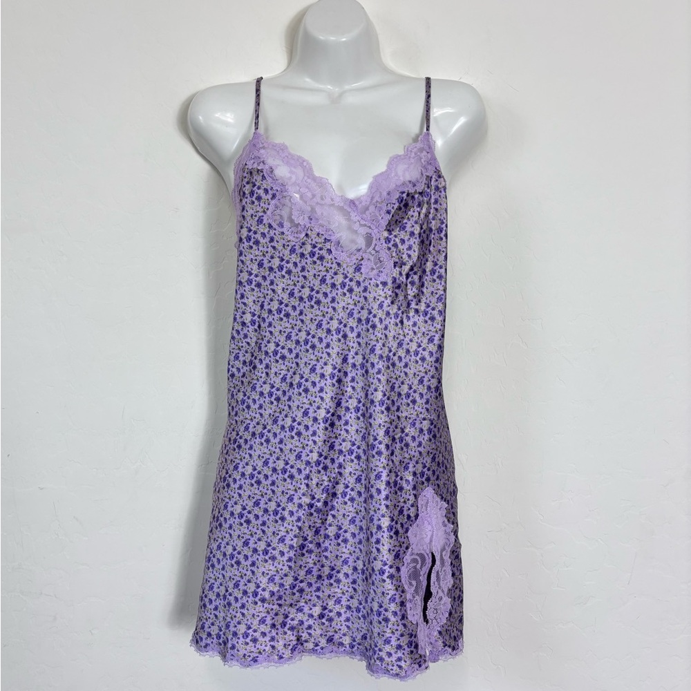 Y2K Victoria’s Secret Floral Lace Cami Slip Top Coquette Whimsigoth Cottagecore